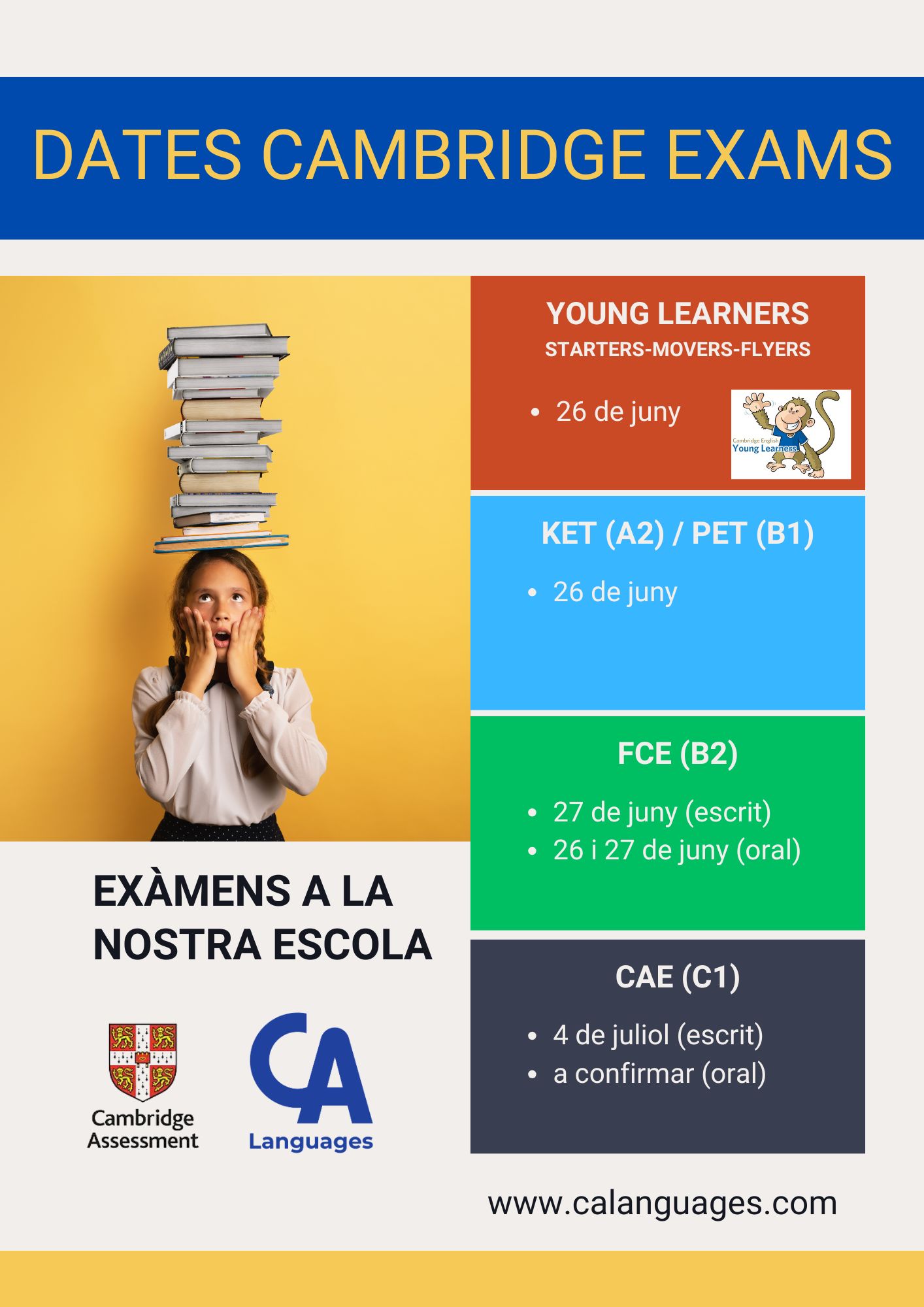 Dates Cambridge Exams 26